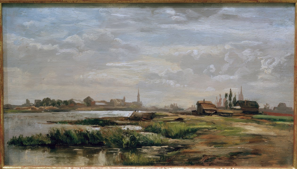 Fritz Wucherer, elvelandskap av Fritz Wucherer
