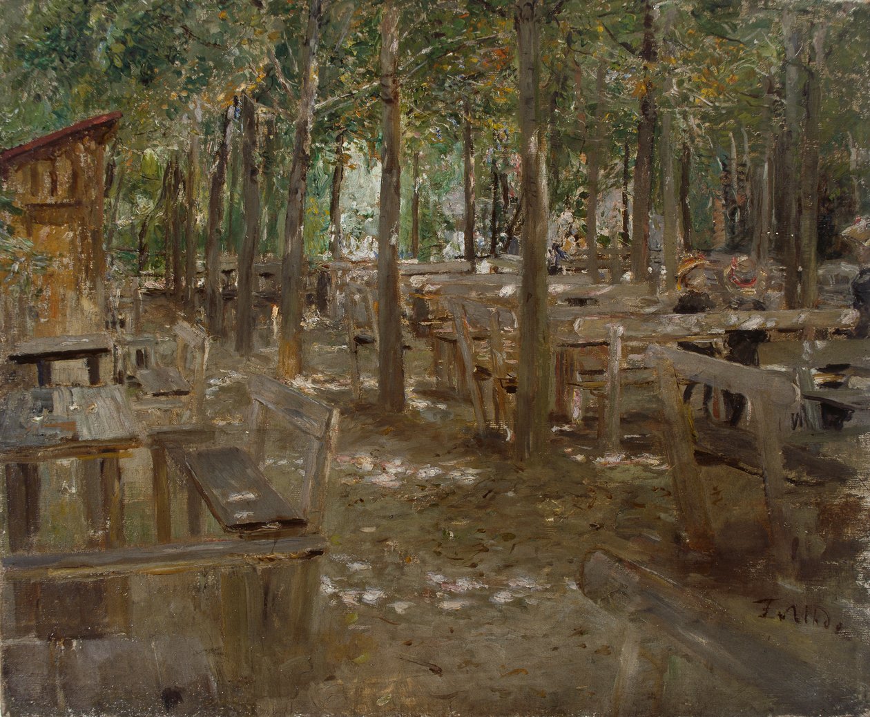 Gammel ølhage av Fritz von Uhde
