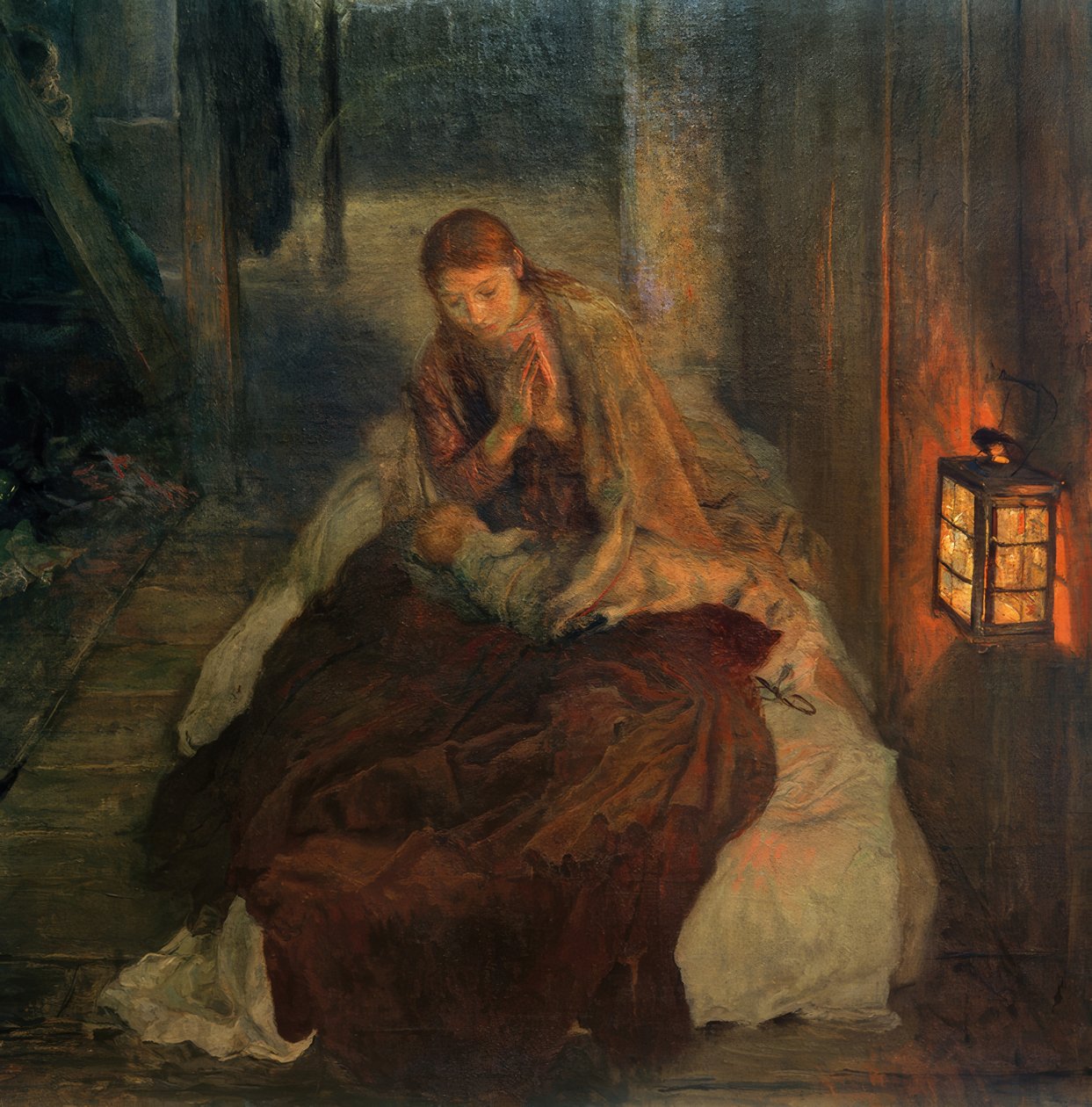 Den hellige natt av Fritz von Uhde
