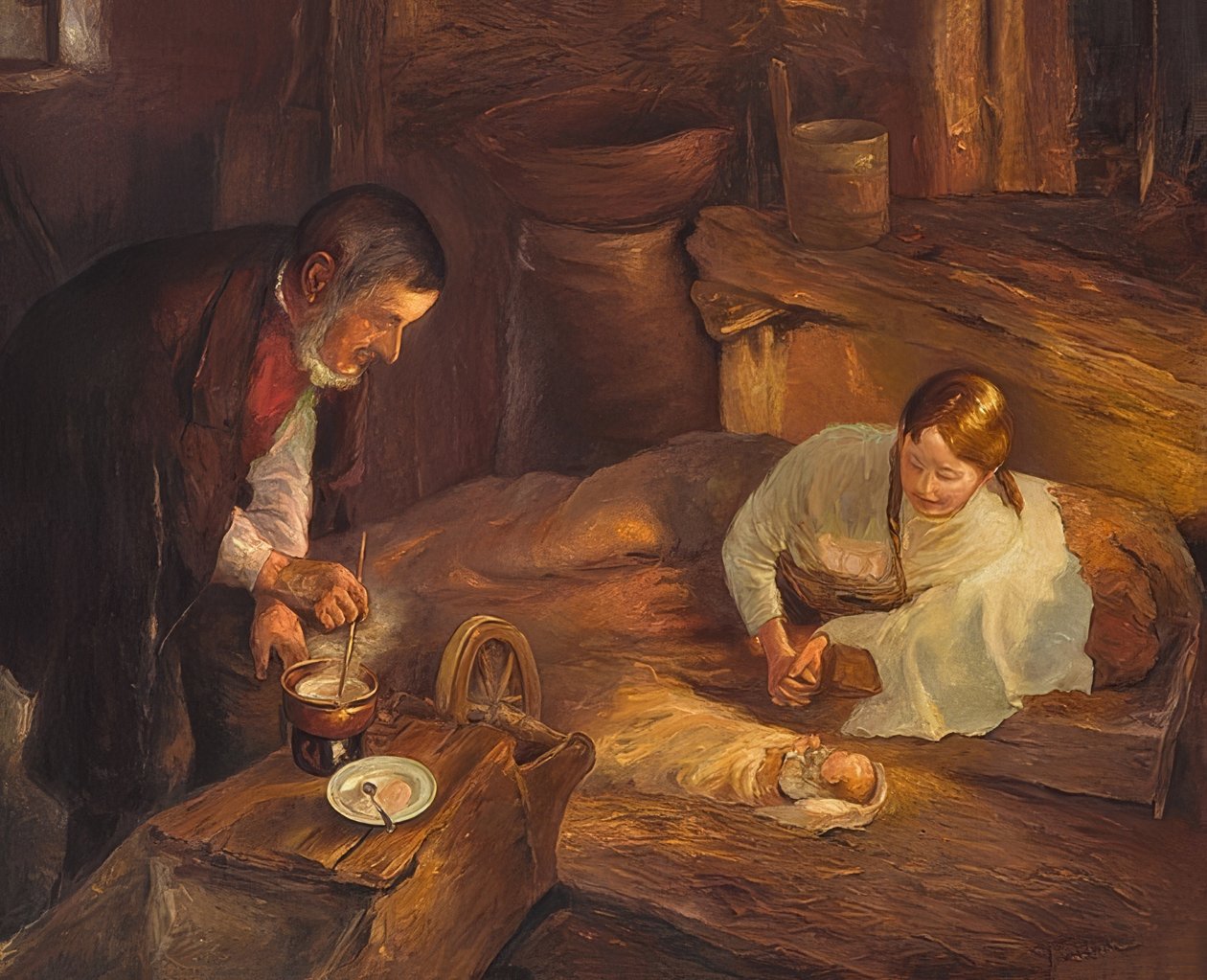 På den hellige natt av Fritz von Uhde