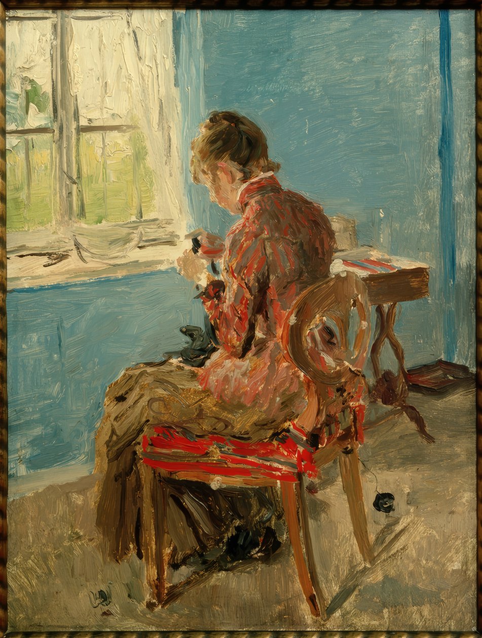 Syerske ved vinduet av Fritz von Uhde