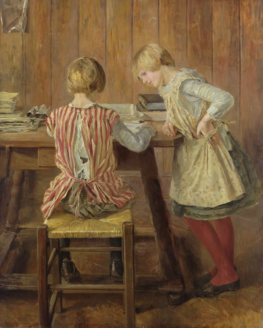 Bildeboken, 1889 av Fritz von Uhde