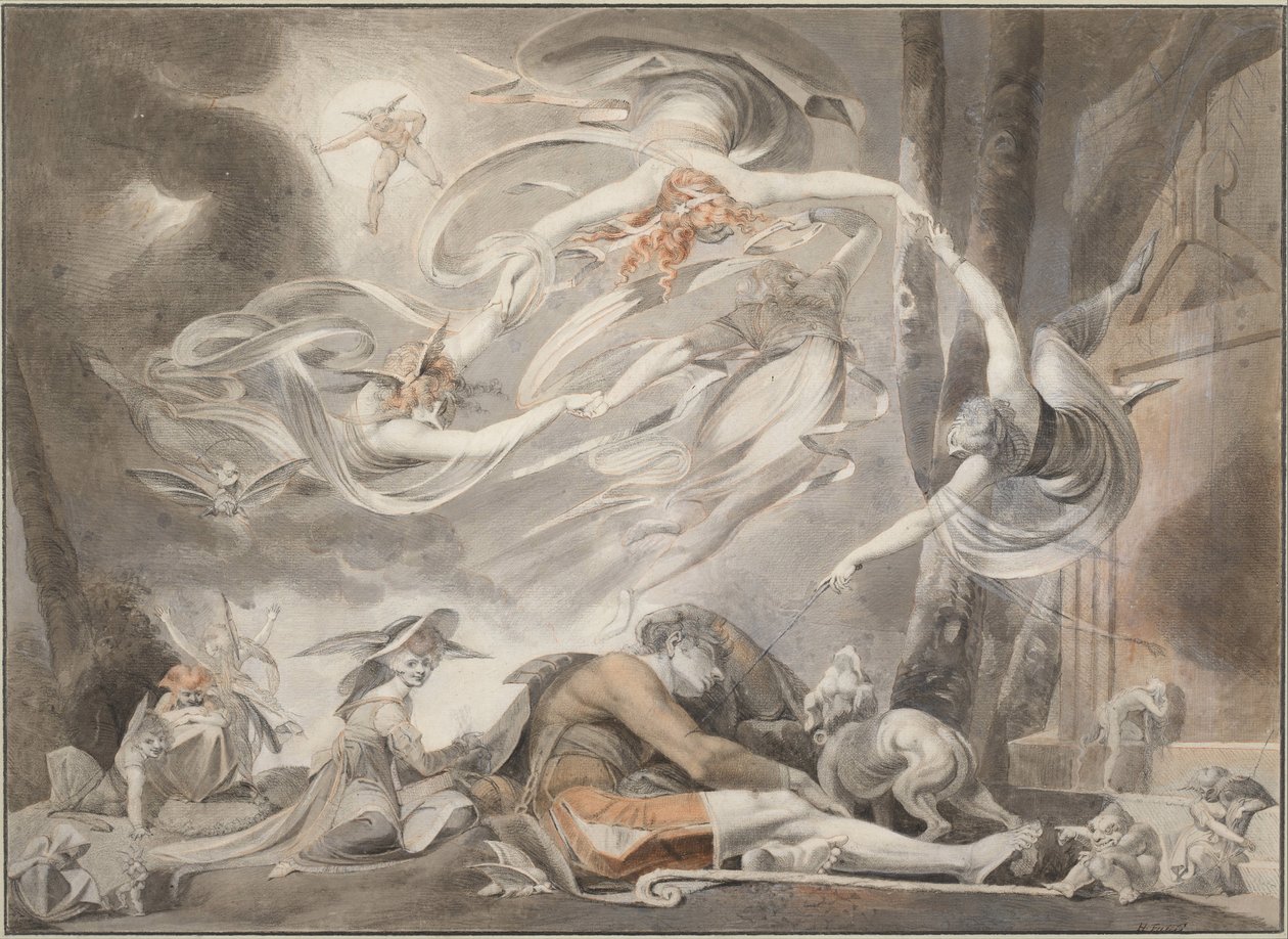 Hyrdens drøm, 1786 av Füssli