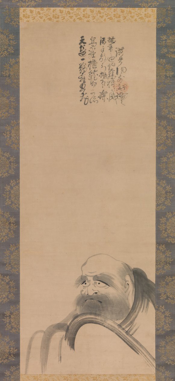 Portrett av Daruma, tidlig på 1600-tallet. av Fugai Ekun