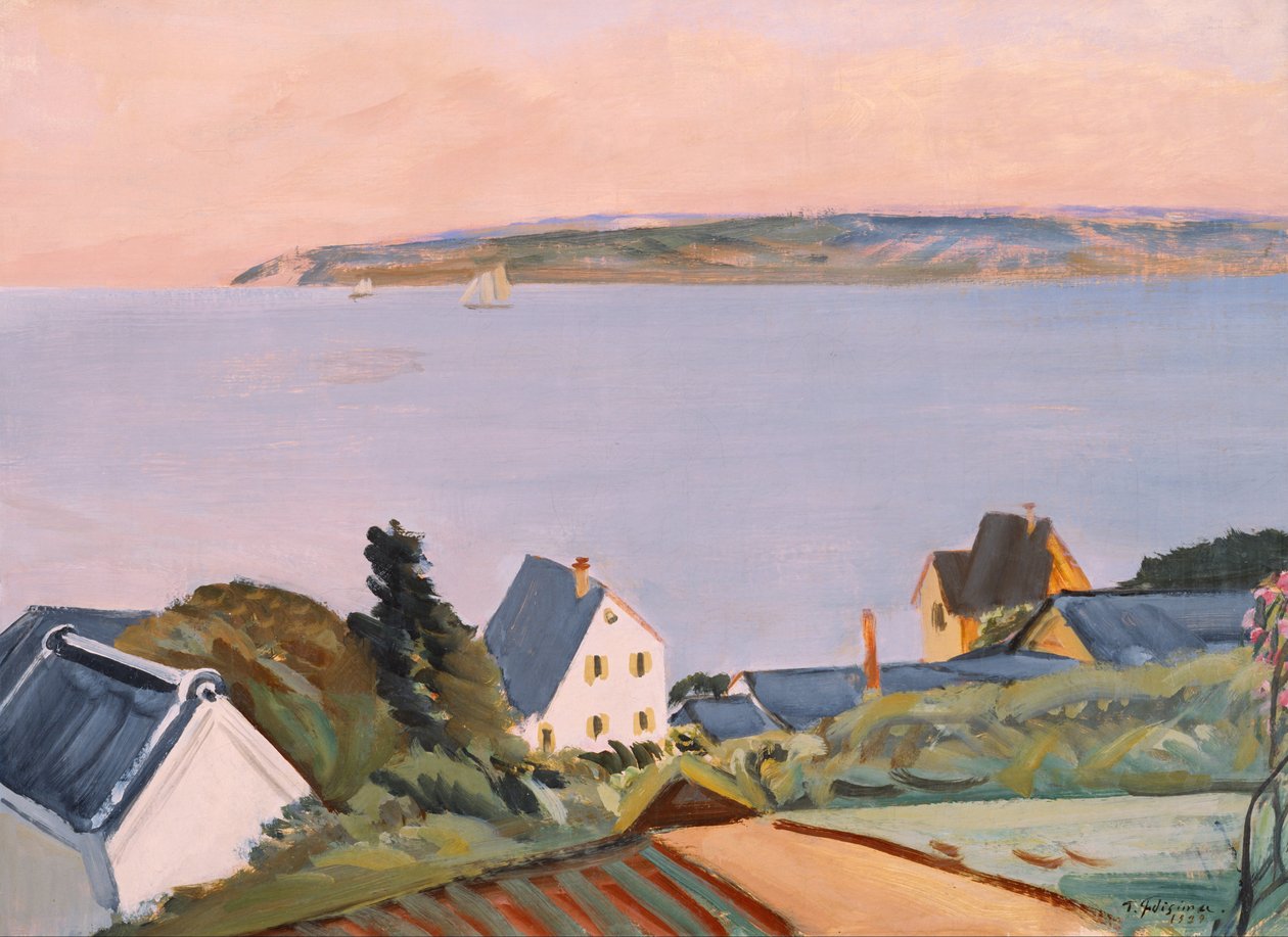 Fjernvisning av Awajishima av Fujishima Takeji