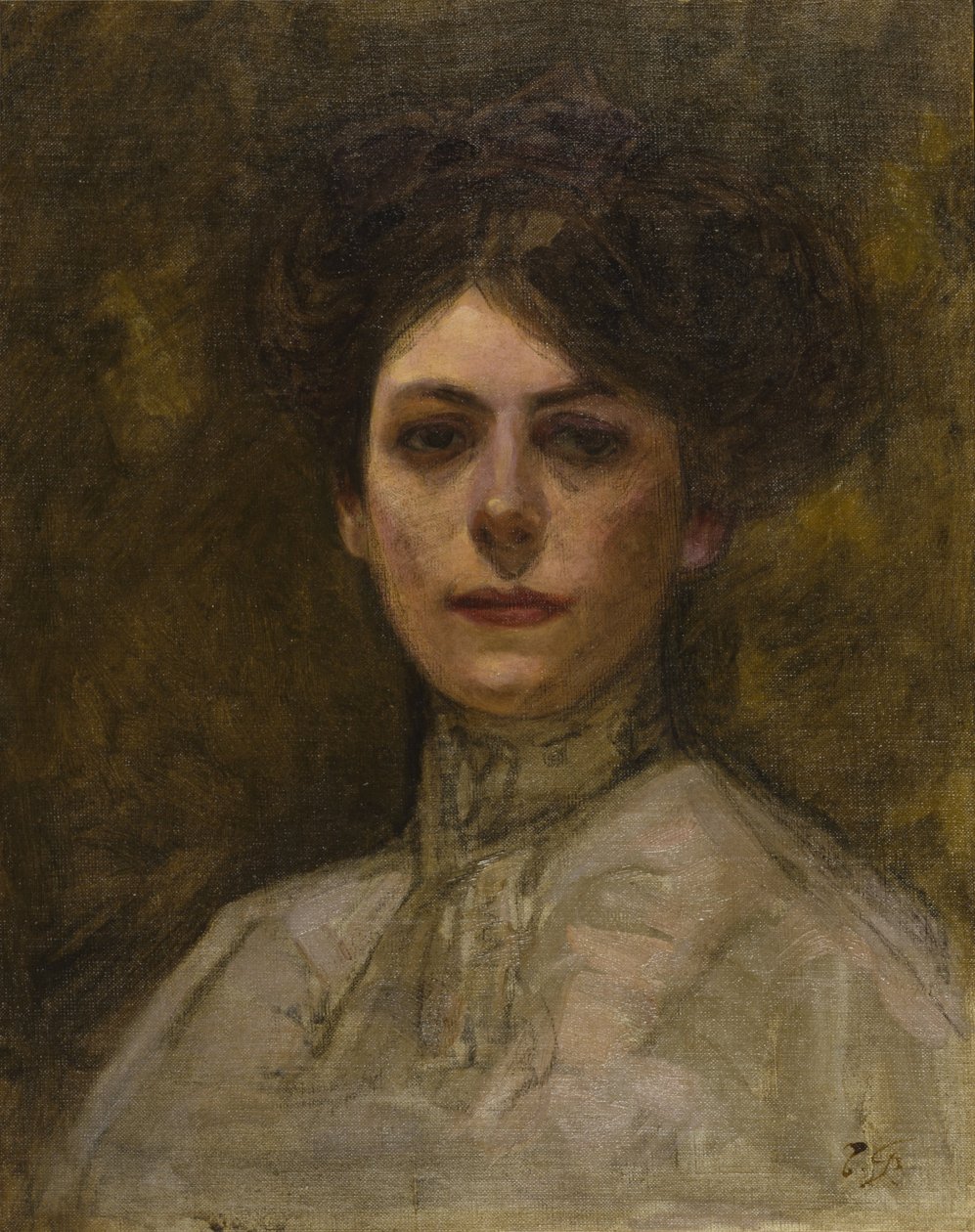 Portrett av en italiensk dame av Fujishima Takeji