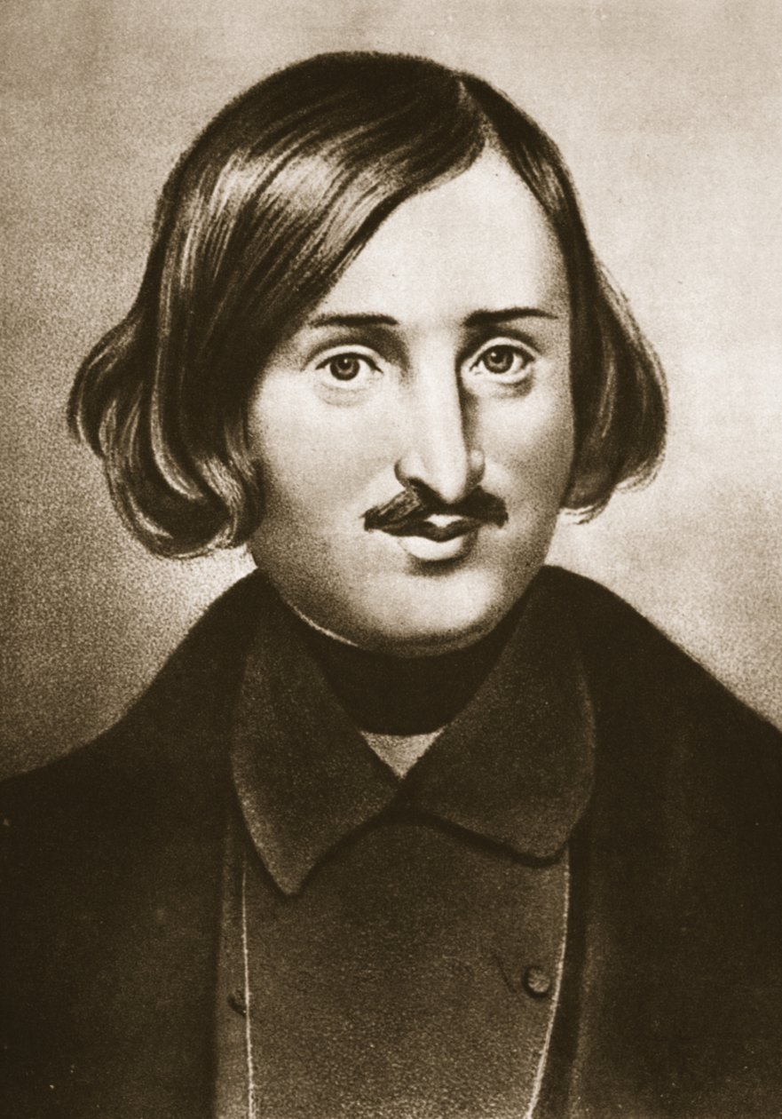 Nikolai Vasilievich Gogol (fotogravyr) av Fyodor Antonovich Moller