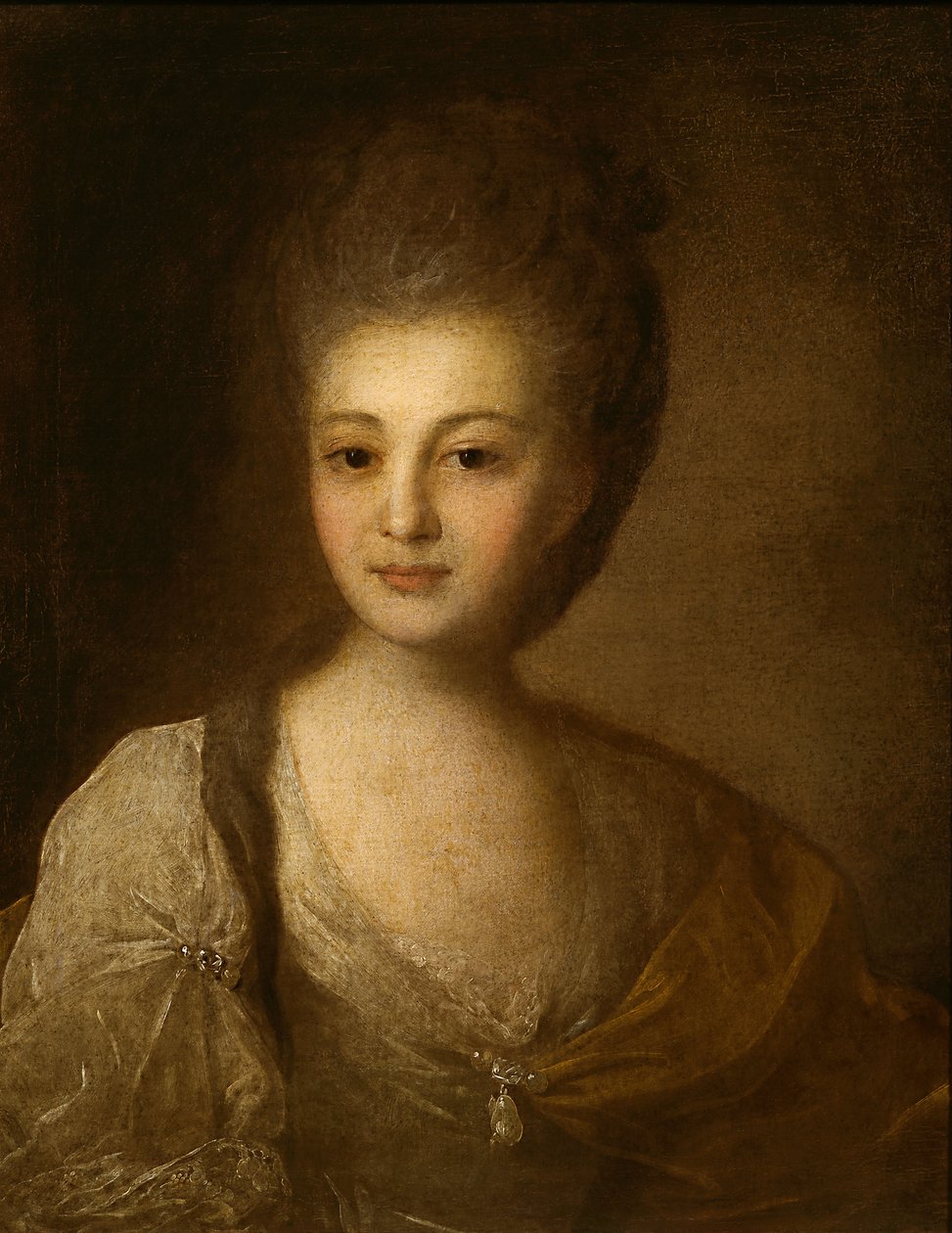 Portrett av A.P. Struyskaya av Fyodor Rokotov