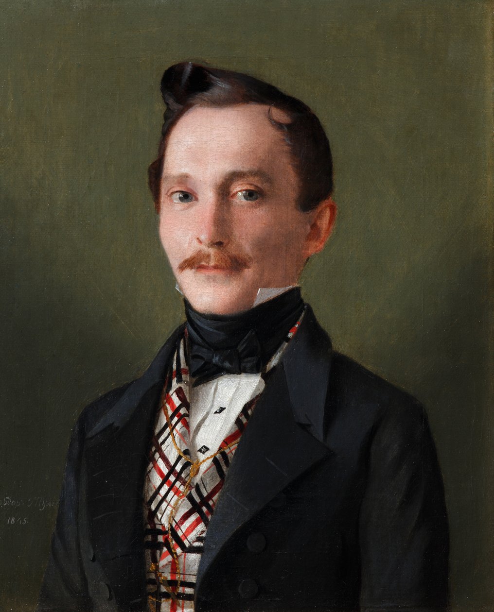 Portrett av Vladimir Ivanovich Benkendorf 1807-1864, 1845 av Fyodor Andreevich Tulov