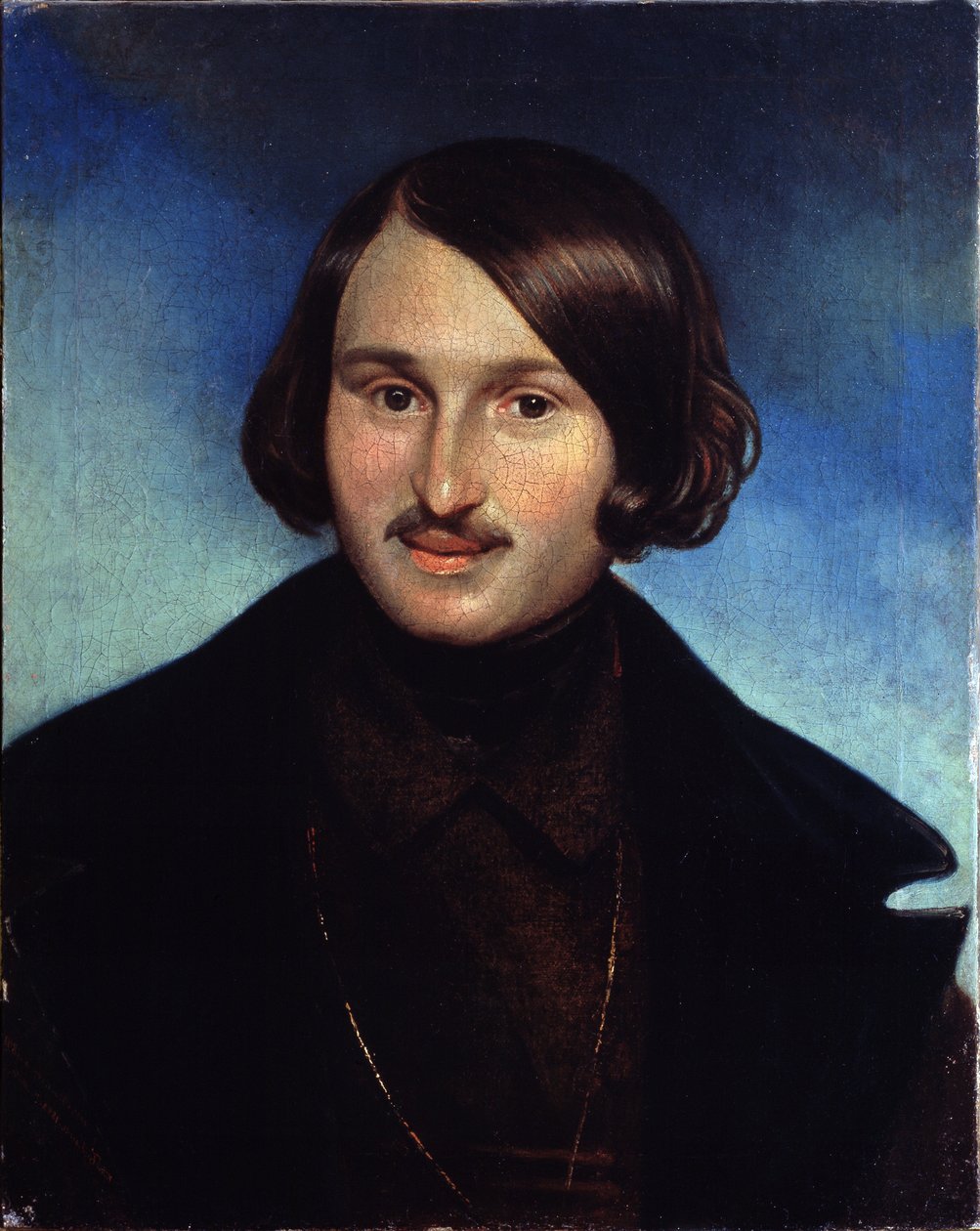 Portrett av forfatteren Nikolai Gogol av Fyodor Antonovich Moller