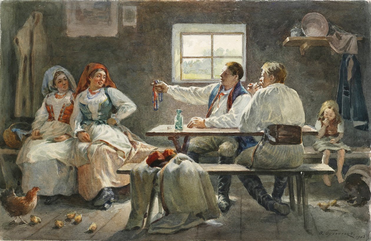 Forføreren, 1903 av Fyodor Fyodorovich Buchholz
