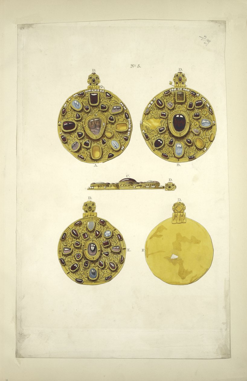 Russiske smykker før den mongolske invasjonen. Fra den russiske statens antikviteter, før 1853 av Fyodor Grigoryevich Solntsev