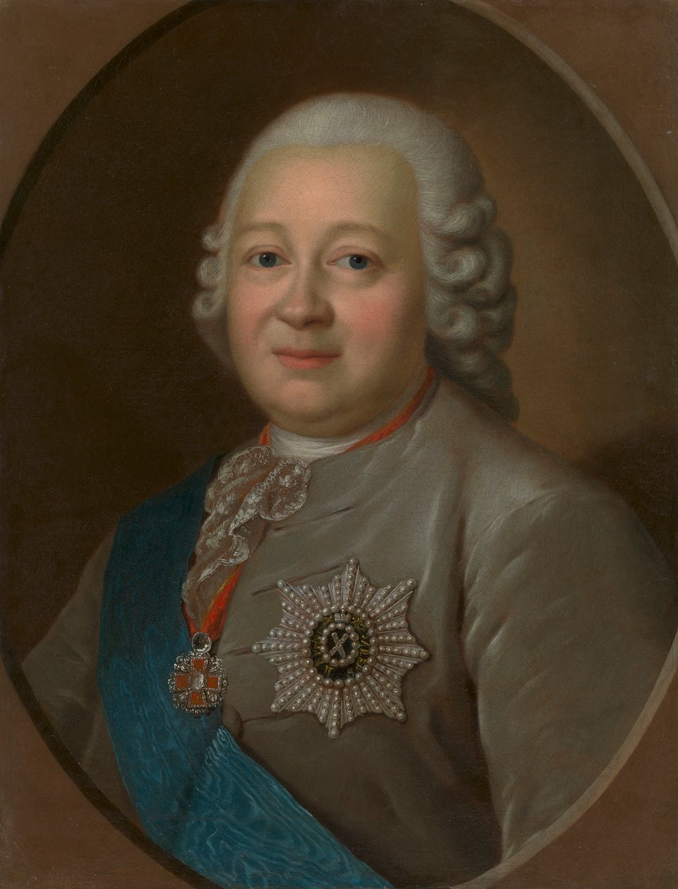 Portrett av general grev Nikita Ivanovich Panin 1718-1783, 1770-tallet. av Fyodor Stepanovich Rokotov