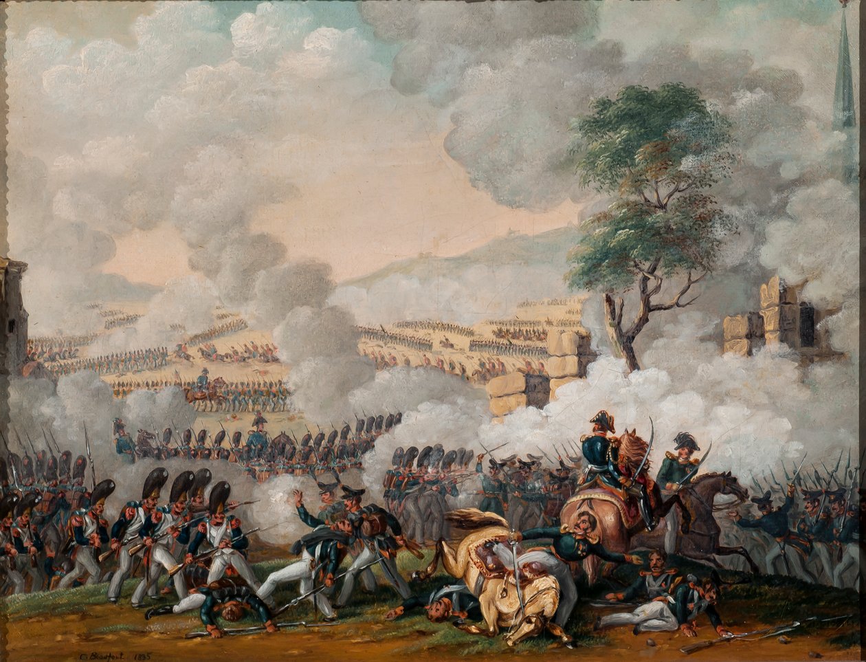 Slaget ved Lutzen, 2. mai 1813, 1835 av G. Beaufort