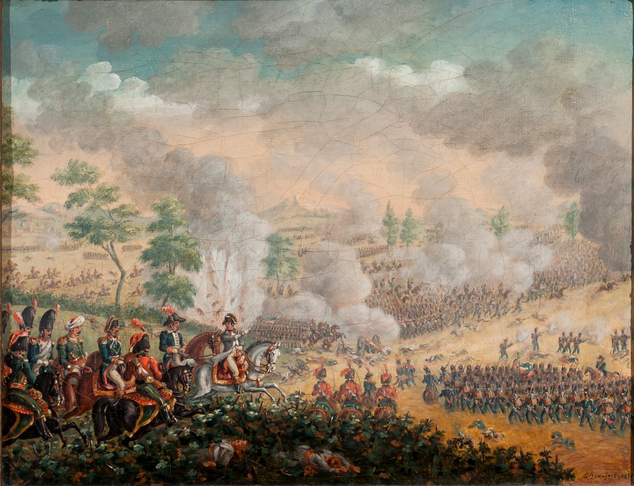 Slaget ved Marengo, 14. juni 1800, 1835 av G. Beaufort