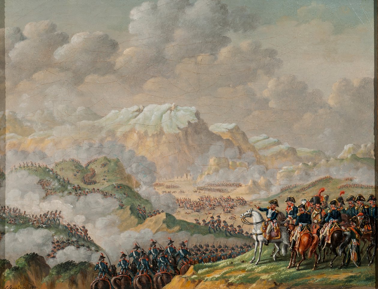 Slaget ved Rivoli, 13. januar 1797, 1835 av G. Beaufort
