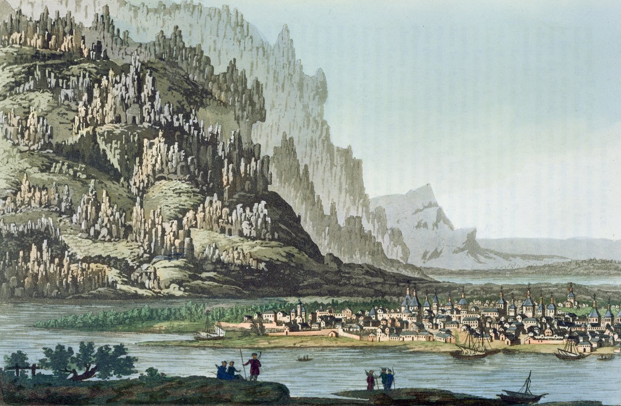The Town of Yakutsk, illustrasjon fra 