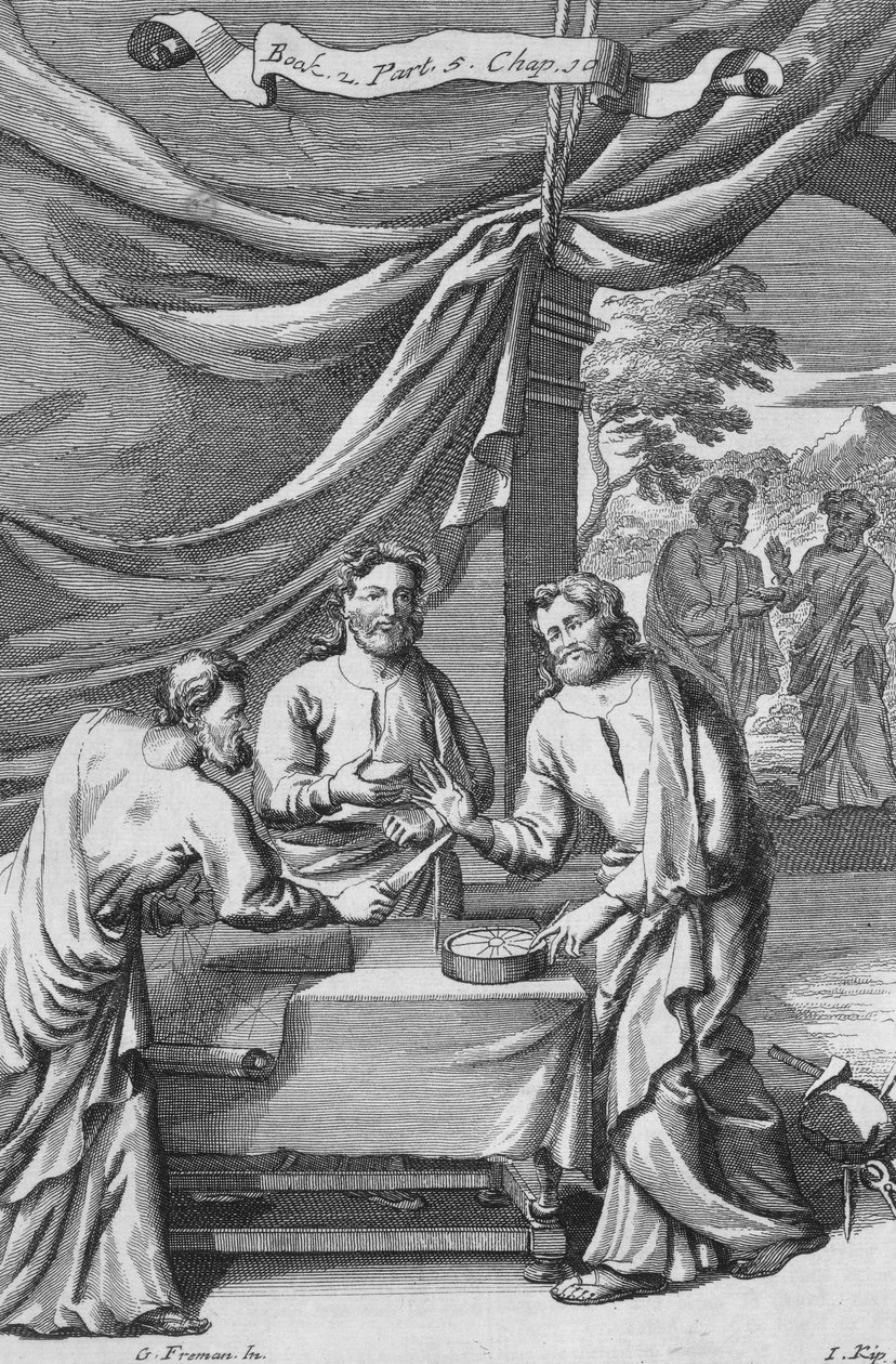 An Argument Between Cartographers, illustrasjon fra bok 2, del 5, kapittel 10 av 