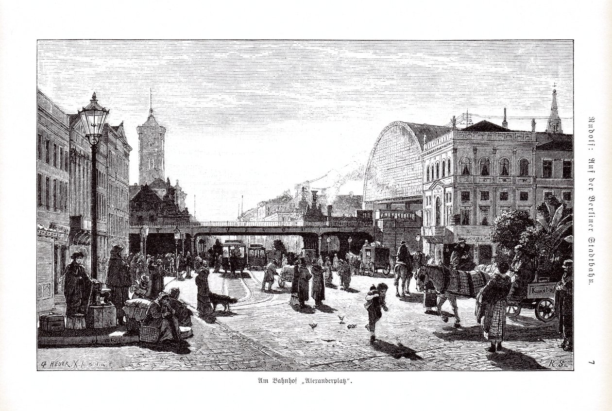 På Alexanderplatz stasjon av G. Heuer