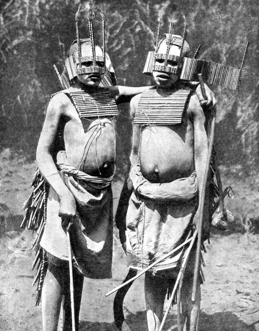 To heksedoktorer, Tanganyika Tanzania, Afrika, 1936. av GPA