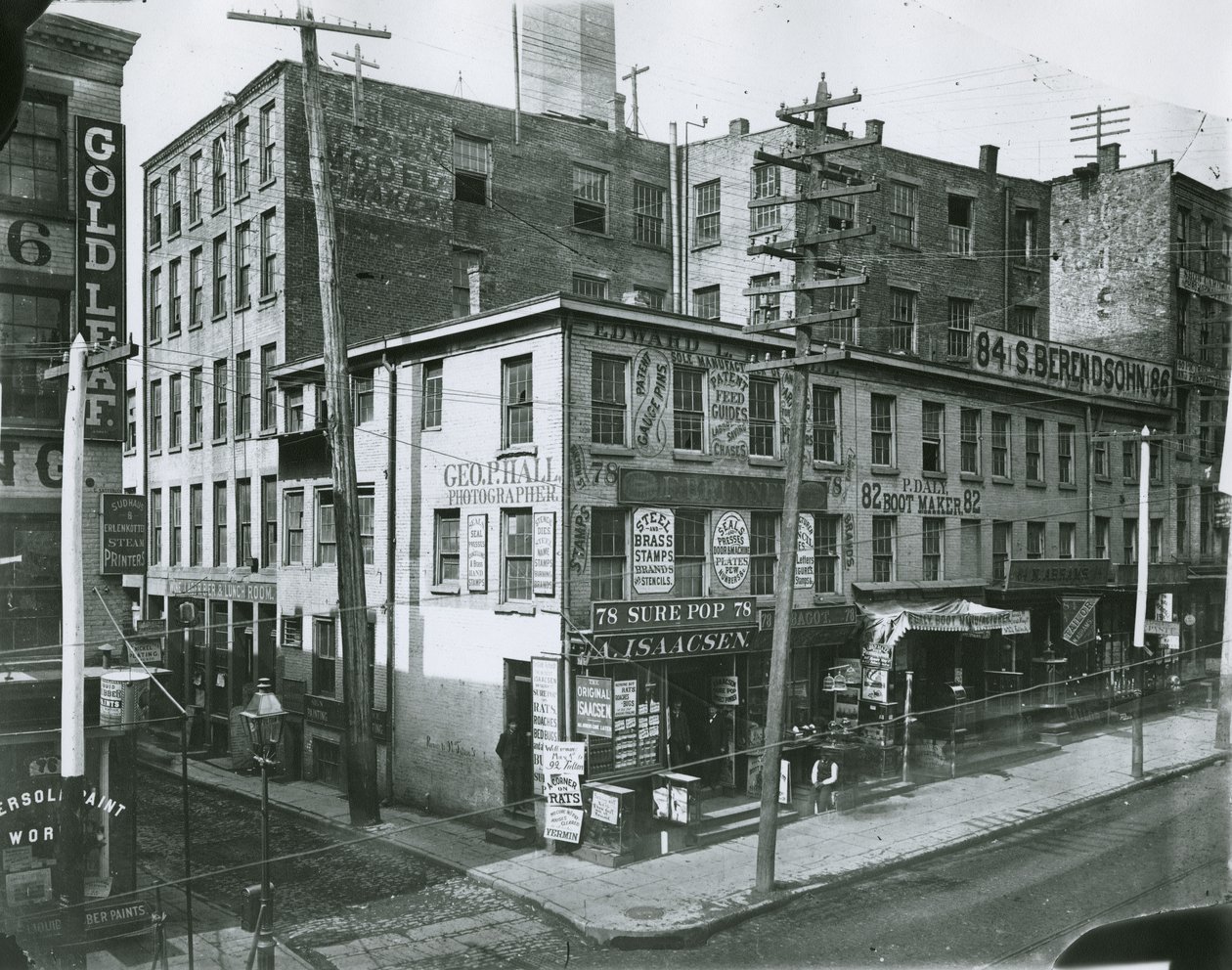 78 til 86 Fulton Street, New York City av G.P. Hall und Sohn