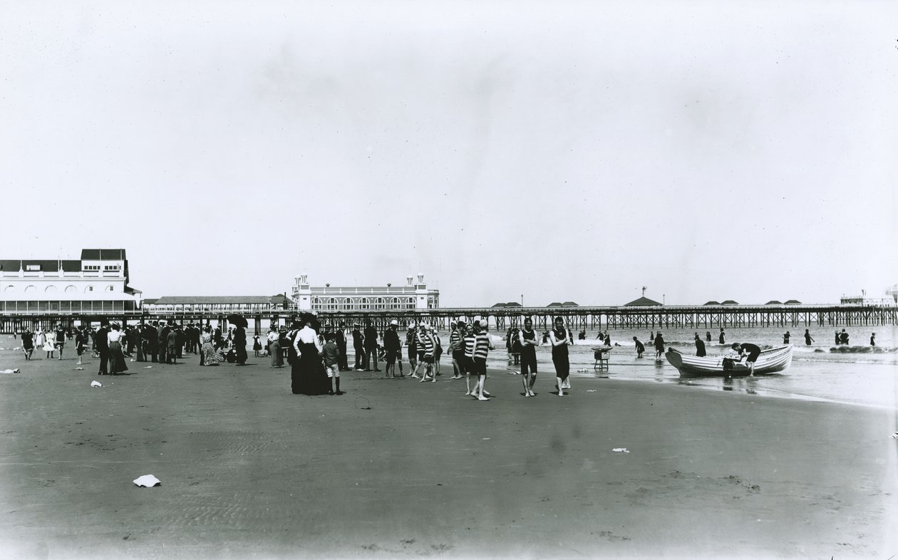 Atlantic City Beach, New Jersey av G.P. Hall und Sohn