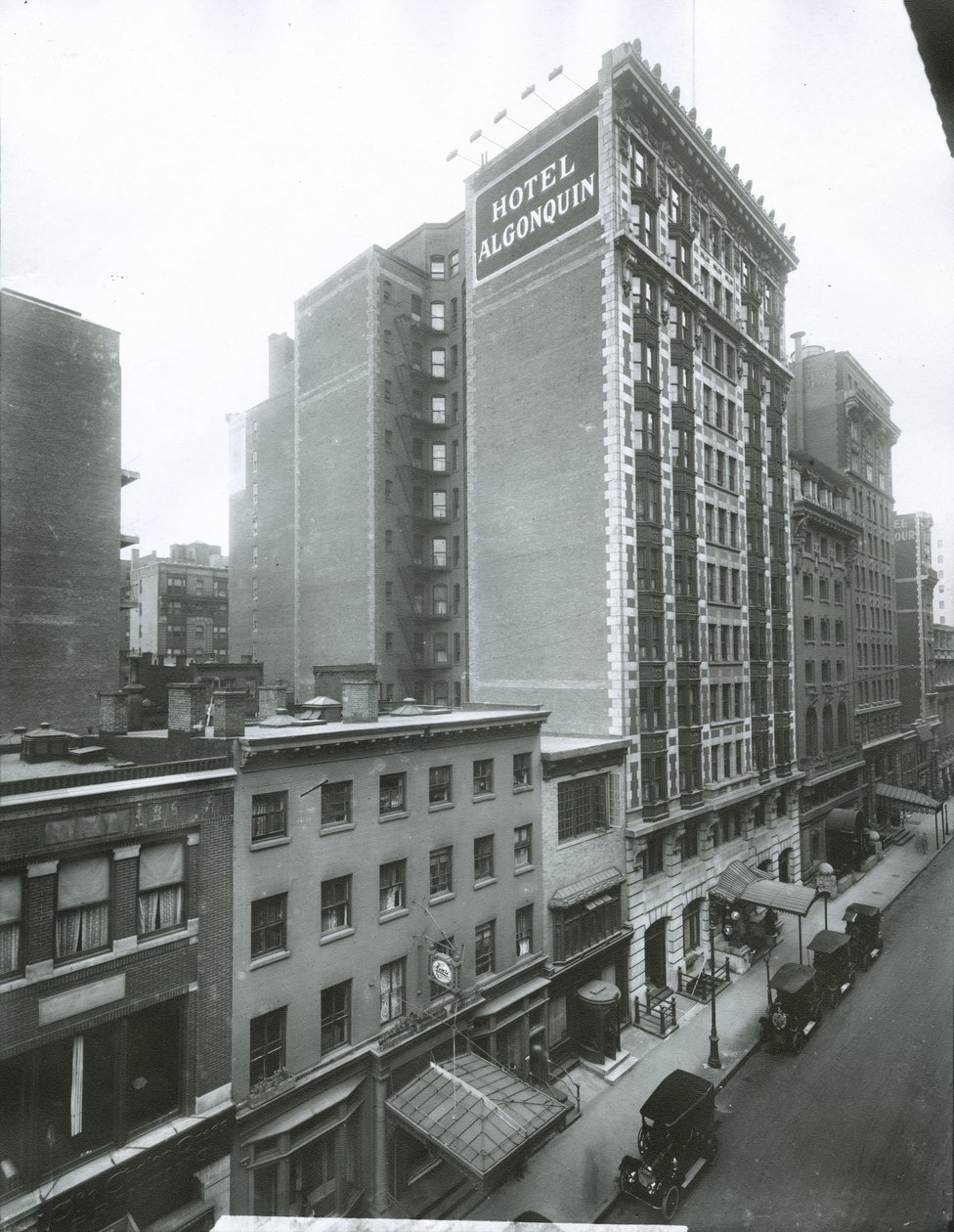 Hotel Algonquin, West 44th Street, New York City av G.P. Hall und Sohn