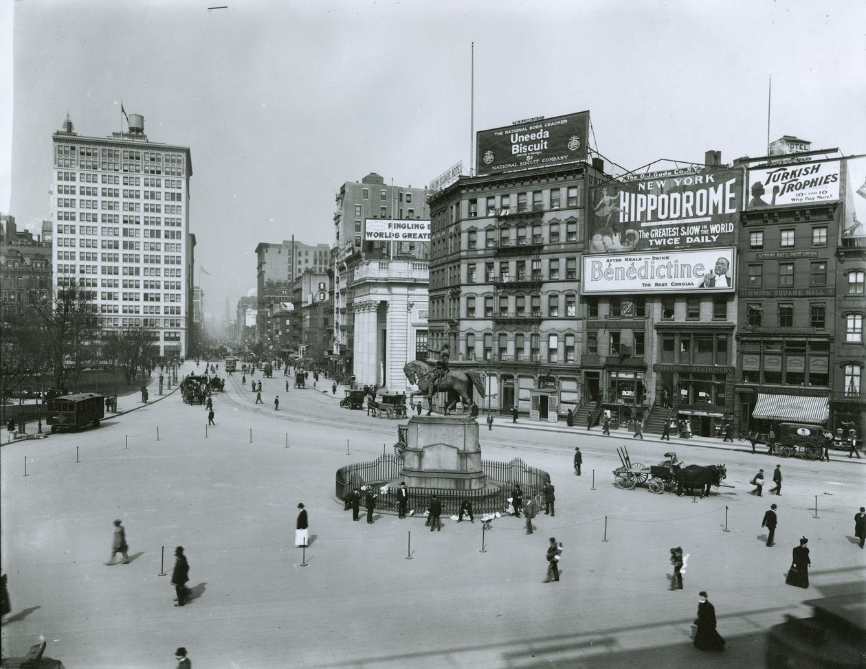 Union Square og Fourth Avenue, New York City av G.P. Hall und Sohn