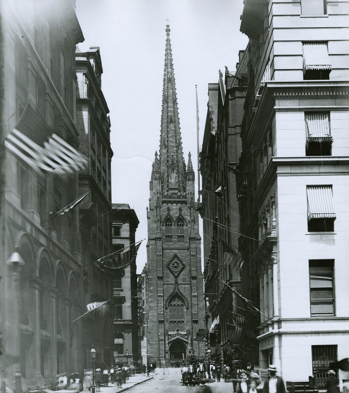 Wall Street, New York City av G.P. Hall und Sohn