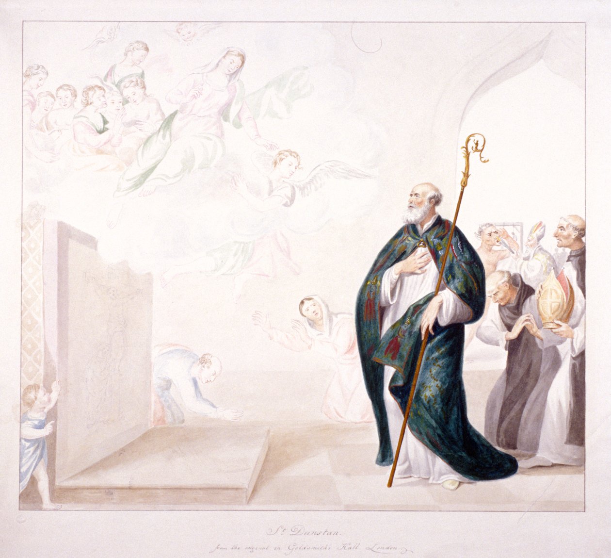 St Dunstan, c1750. av GP Harding