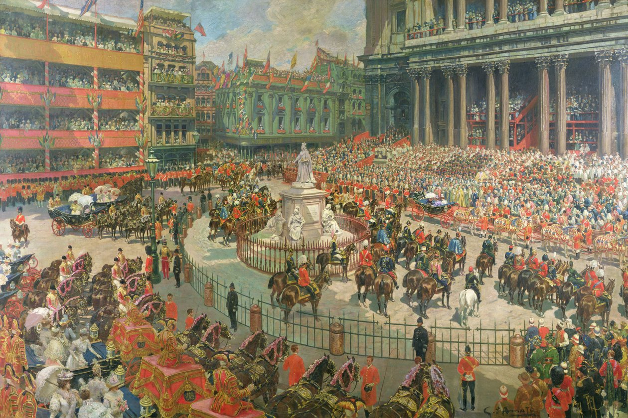 Dronning Victorias diamantjubileum, 1897 av G.S. Amato