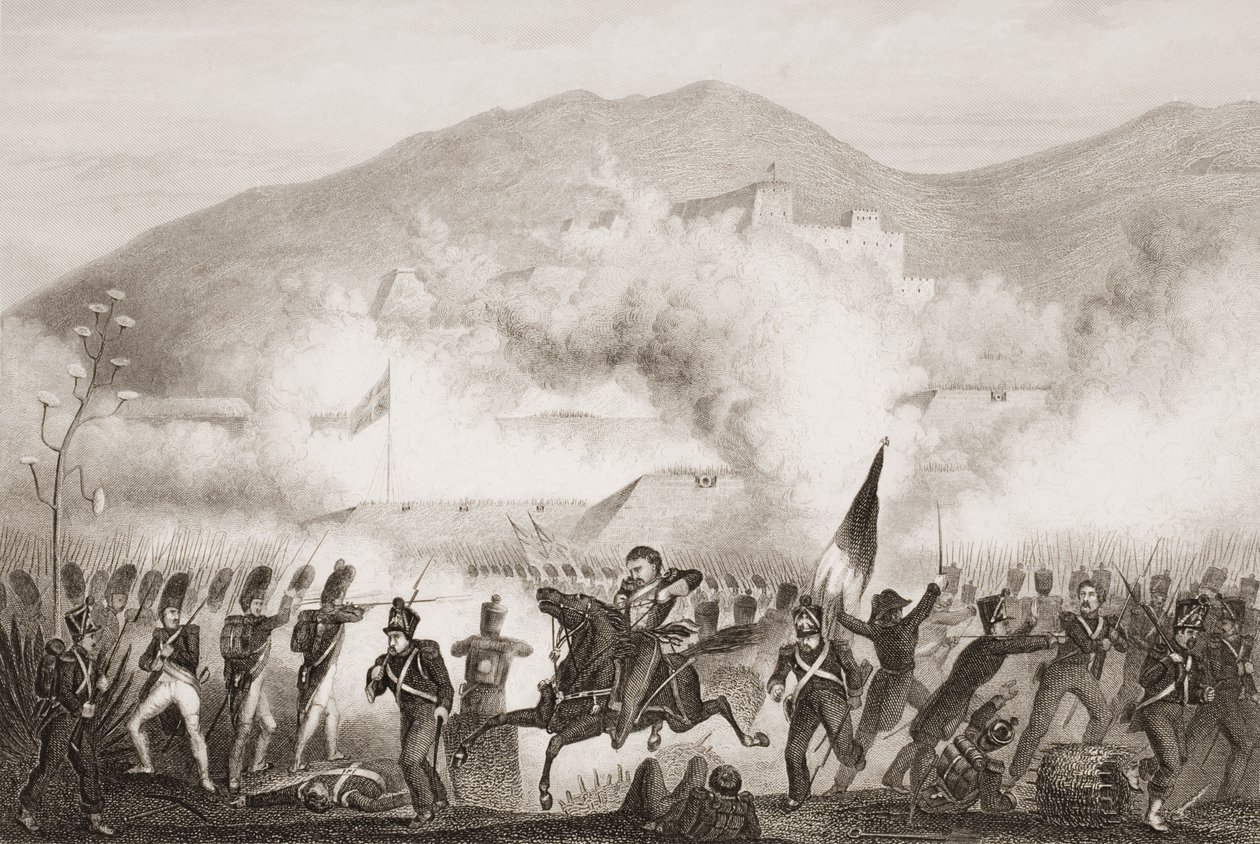 Torres Vedras, 1810, illustrasjon fra 
