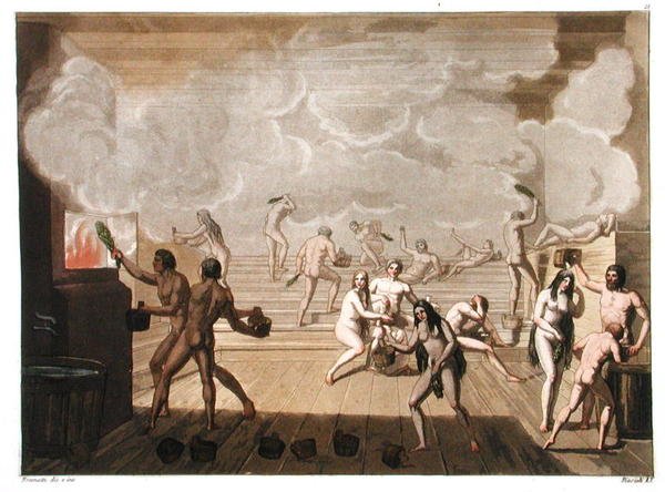 En felles badstue, plate 21 fra 