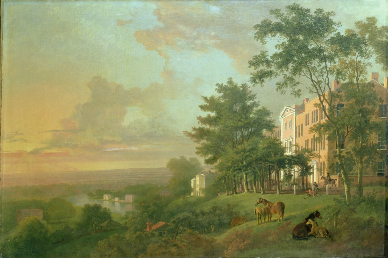 Utsikt fra terrassen, Richmond Hill av G. Barrett