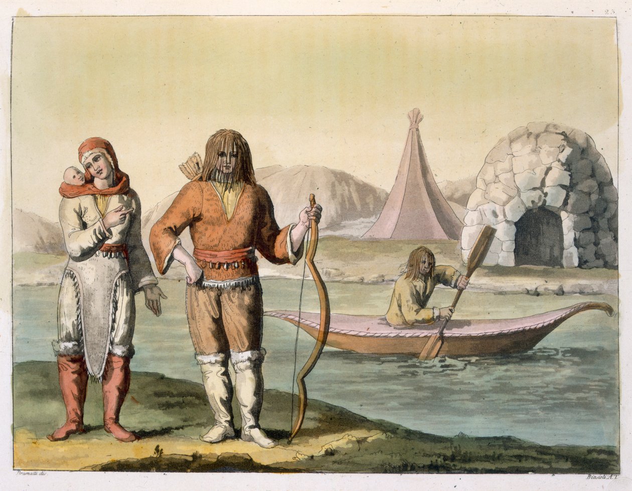 Eskimoer ved Hudson Bay, fra 