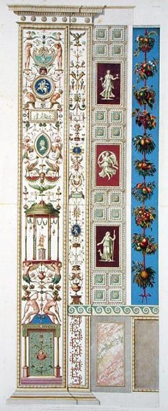 Panel fra Raphael Loggia i Vatikanet, fra 