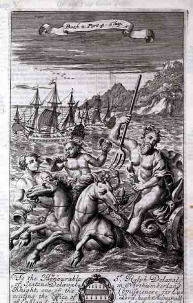 Neptun in his Chariot, illustrasjon fra bok 2, del 4, kapittel 5 av 