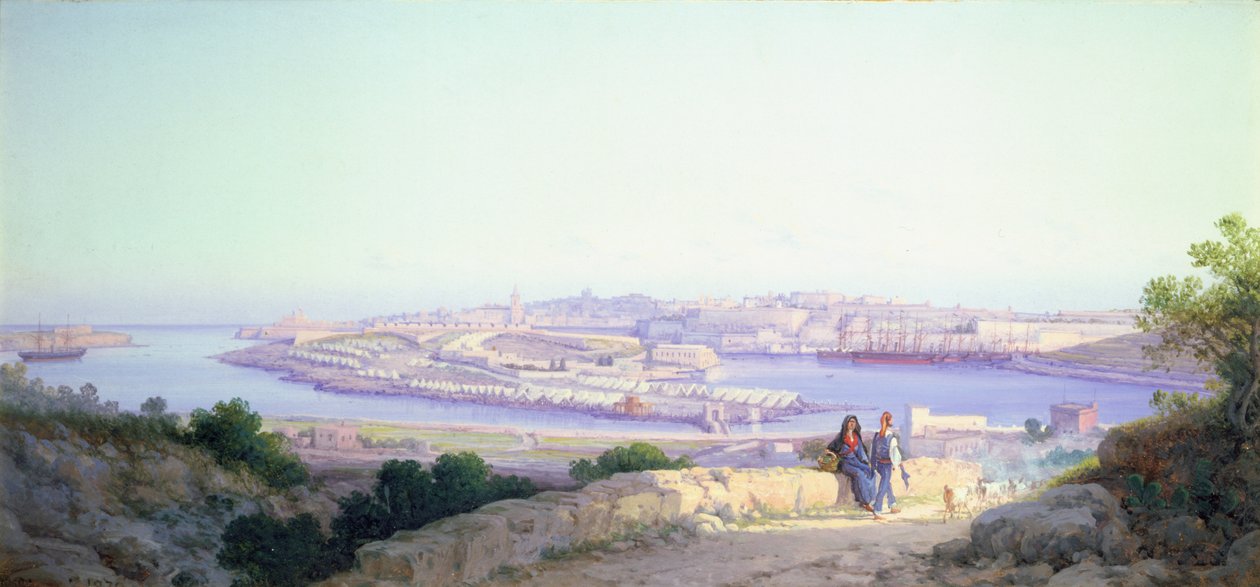 Infanterileiren i Lazaretto, Malta av G. Gianni