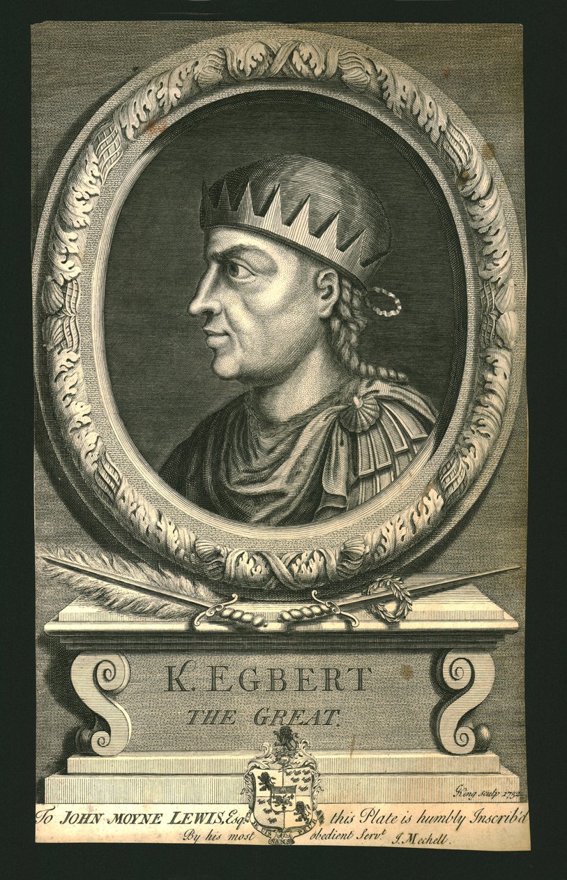 Kong Egbert den store, 1732 av G King