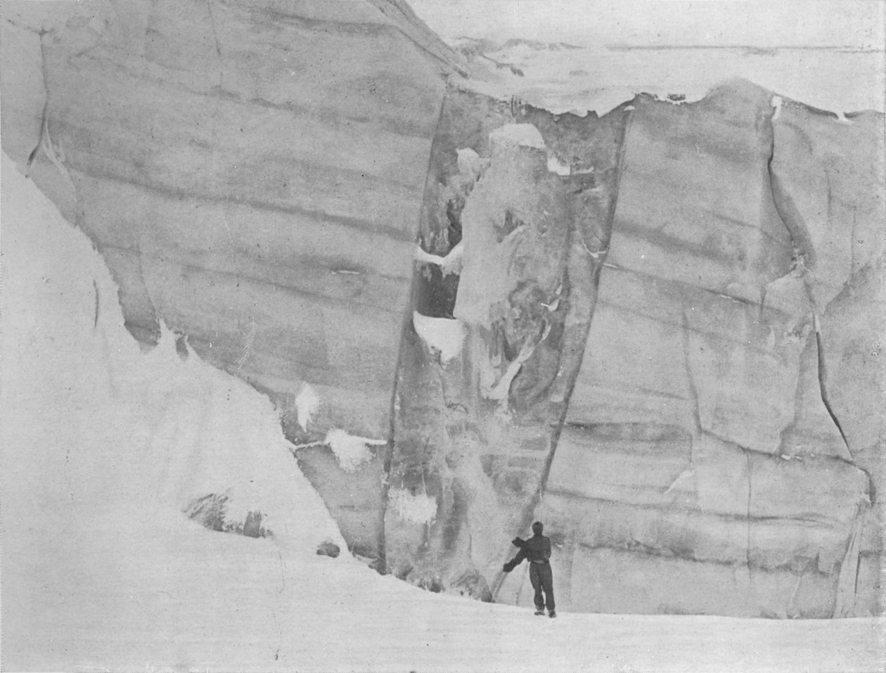 Re-sementert sprekk, c1911, 1913 av G. Murray Levick