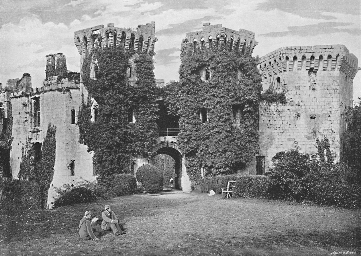 Raglan Castle: The Gateway, c1896 av G. W. Wilson and Company