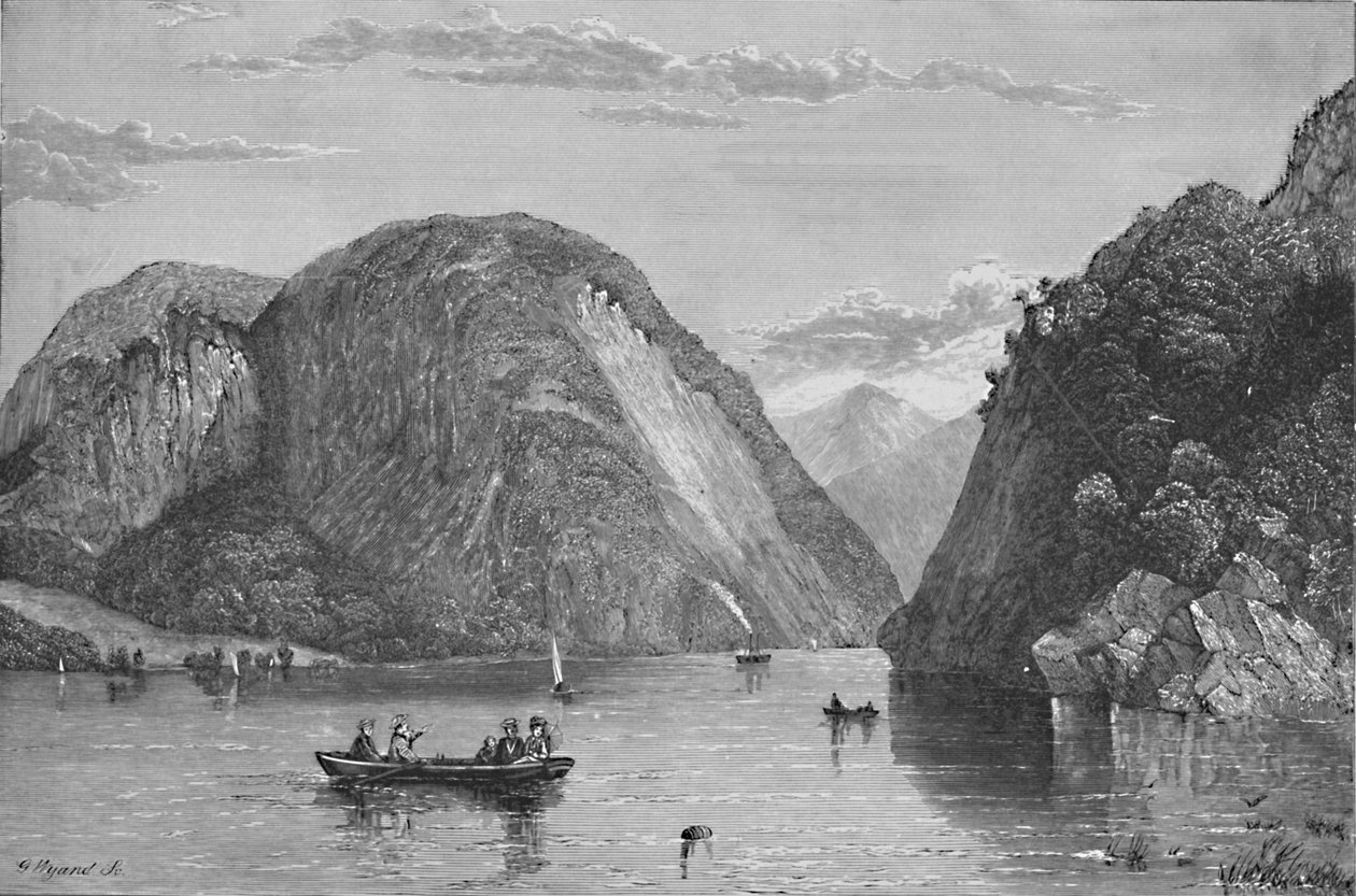 Rogers Slide, Lake George, 1838, 1883 av G. Wyand