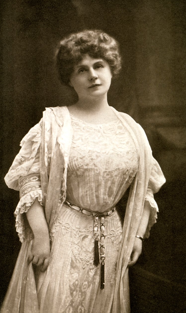 Marie Corelli , britisk forfatter, 1909. av Gabell