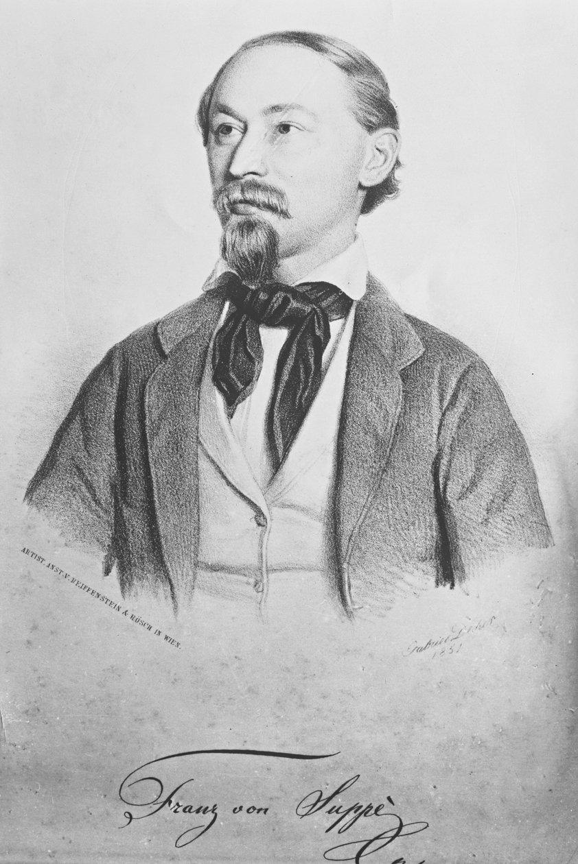 Franz von Soup (1819-95), østerriksk komponist av Gabriel Decker