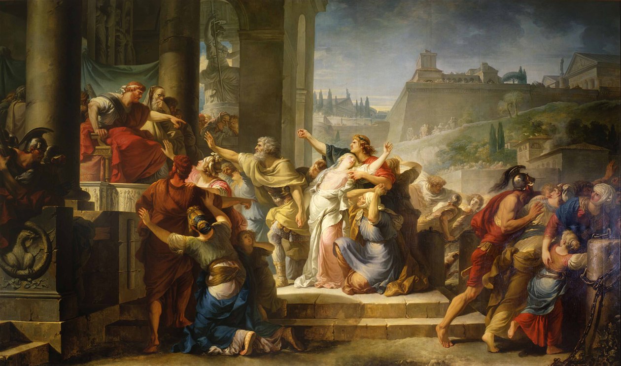 Virginias død, 1757-1759 av Gabriel Francois Doyen