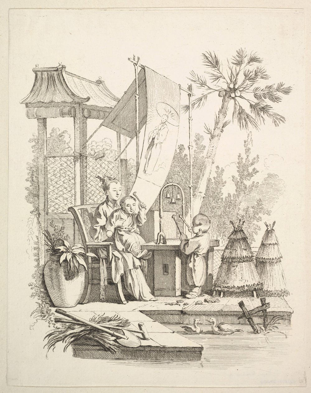 Klokker, ca. 1742. av Gabriel Huquier