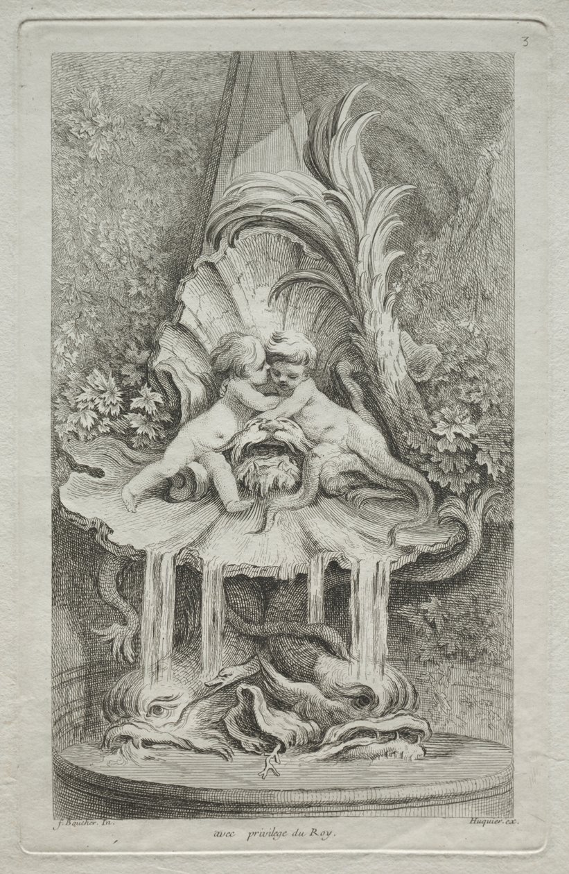 Fontenenes bok: nr. 3 av Gabriel Huquier