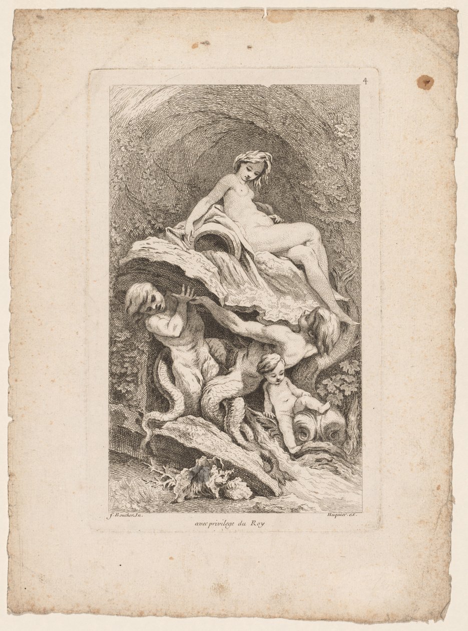 Fontenenes bok: nr. 4, ca. 1736. av Gabriel Huquier
