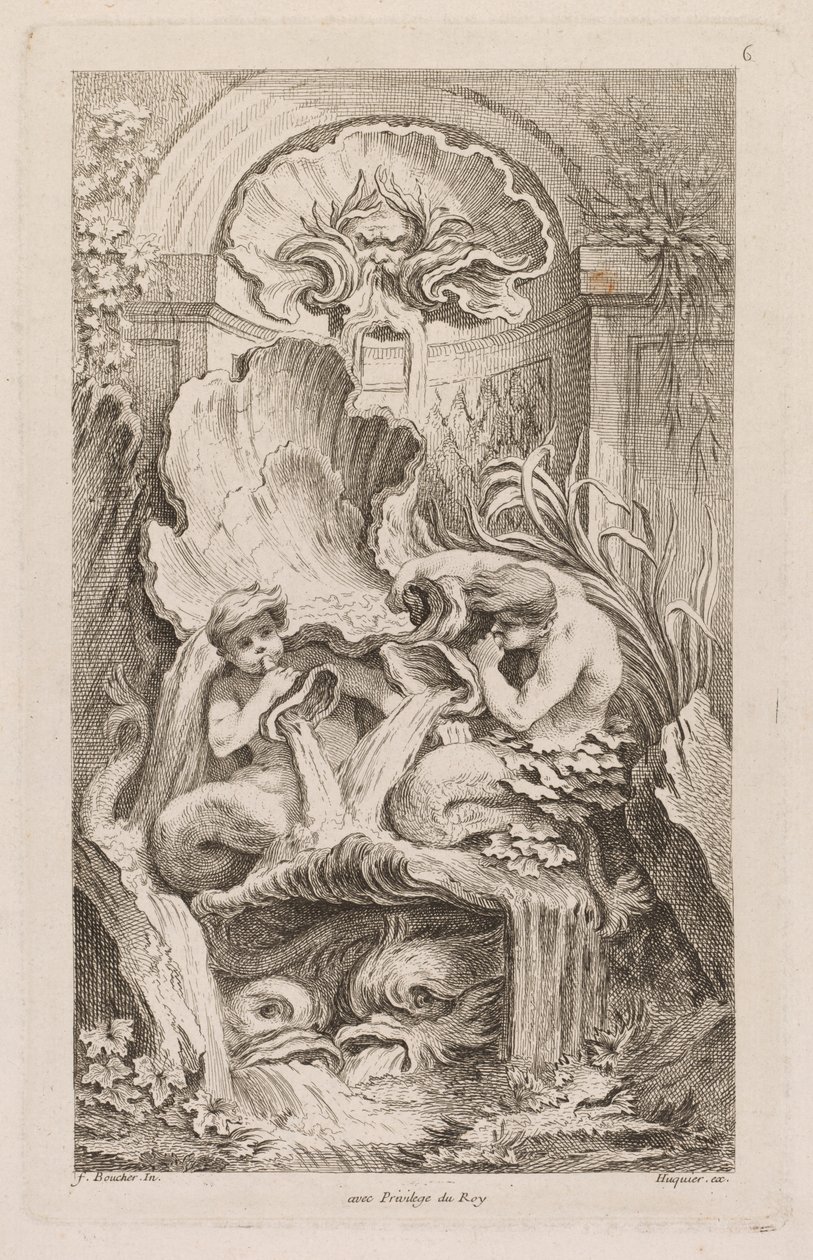 Fontenenes bok: nr. 6 av Gabriel Huquier