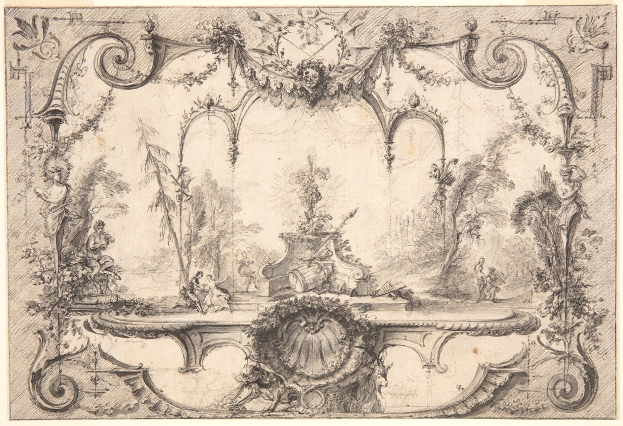 Hagene til Bacchus av Gabriel Huquier